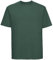 Russell Collection Men's Short SleeveT-Shirt - Green - Bottle Green - X-Large