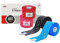 Nasara Kinesiologie-Tape in praktischer Box, Sporttape und Medizin, Sparpack, 1 x Blau, 1 x Rosa, 1 x Rot, 1 x Schwarz, 5 cm x 5 m