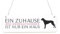Interluxe Shabby Vintage Schild Türschild EIN ZUHAUSE OHNE Rhodesian Ridgeback Dekoschild