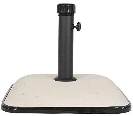 Schirmständer Beton beige, viereckig 25kg
