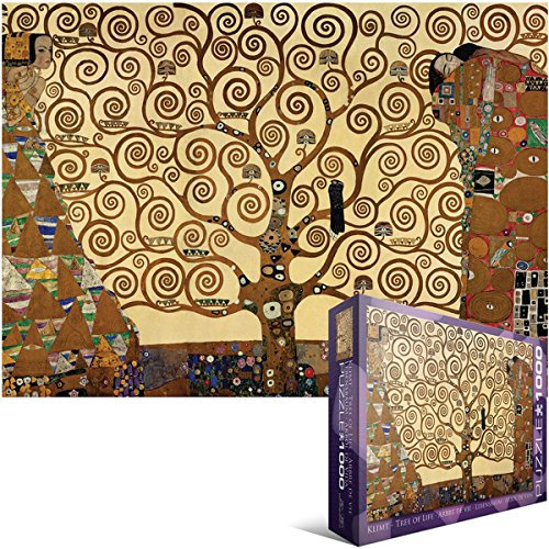 Puzzle 1000 pezzi 19,25X26.5-Klimt - albero della vita