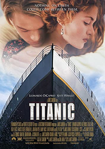 OMG Printing Titanic Poster Leonardo Dicaprio Kate Winslet Poster/Druck/Bild, Satin-Fotopapier, A4, 210 mm x 297 mm