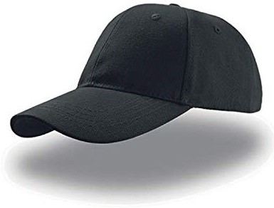 Atlantis Liberty Six Cap, One Size, Black