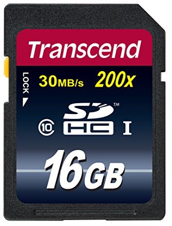 Transcend 16GB SDXC/SDHC Class 10 (Premium) Memory Card