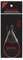ChiaoGoo Knit RED circular needle 23cm 3.25mm - 1pc
