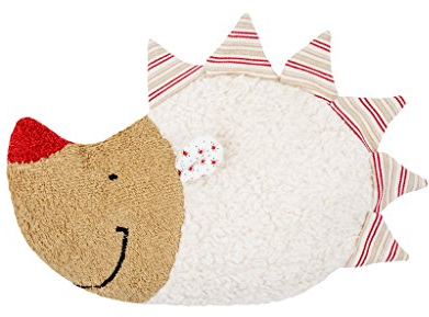 Efie Dinkelkorn-Bio- Wärmekissen Igel rot – Wärmekissen für Babys & Kinder aus Baumwolle (kbA), GOTS zertifiziert, handgefertigt in Deutschland