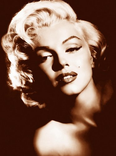 Wall Art Interiors Leinwandbild, Motiv: Marilyn Monroe, 76,2 x 50,8 cm, fertig zum Aufhängen, Braunton