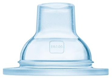 MAM Extra Soft Bottle Spouts | 2 Pack | for Moving from Bottle to Cup | Fits All MAM Bottles | Suitable from 4+ Months | Made with SkinSoft Silicone | Baby Accessories