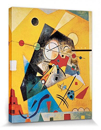 1art1 Wassily Kandinsky Poster Stille Harmonie, 1924 Bilder Leinwand-Bild Auf Keilrahmen | XXL-Wandbild Poster Kunstdruck Als Leinwandbild 50x40 cm