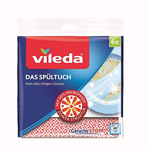 Vileda Spültuch mit 30% Microfaser 6er Pack 116364