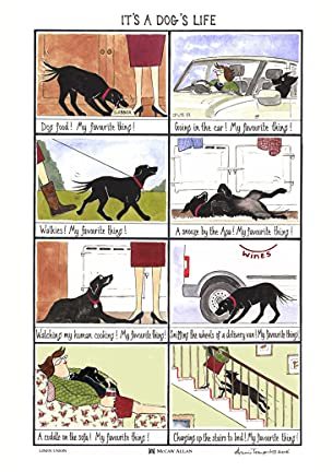 Samuel Lamont Geschirrtuch, Leinen Baumwolle, Mehrfarbig, Einheitsgröße