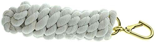 Hy White White Twisted Cotton Lanyard with Carabiner