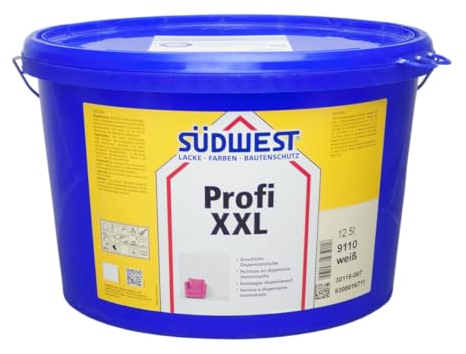Südwest Profi XXL, Super weiße Innenwände mit einem Anstrich! 5 Liter