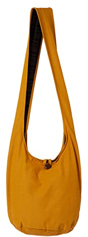 PANASIAM Schultertasche einfarbig, safrongelb, L