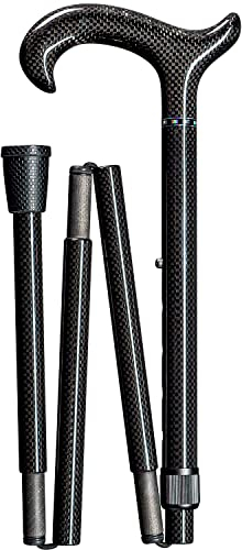 Designer Gehstock Carbon-Schlank-Faltstock EXCLUSIV