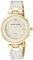 Anne Klein Women's Genuine Diamond Dial Bangle Watch Ivory/Gold