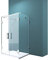 Mai & Mai Duschkabine U-Form Duschabtrennung 80x120cm 8mm ESG in Klarglas Nano-Beschichtung Ravenna40UK