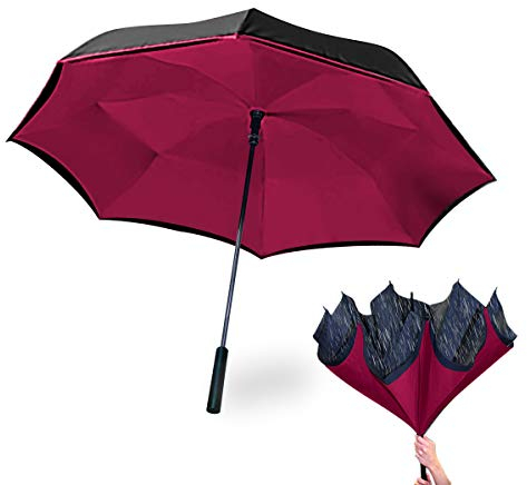Wonderdry Umbrella 2018 Regenschirm, 78 cm, Rot (Rojo)