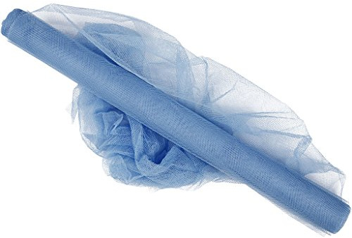 Tüll, Breite: 50 cm, Hellblau, 5 m