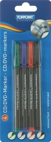20 (5x 4Stück) Stylex CD DVD Marker Textmarker