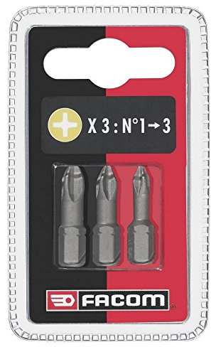 Facom EP1.J3 Lot De 3 Embouts 25Mm Ph