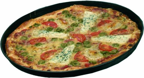 10 Stück Pizzablech Blaublech 18 cm Ø oben 16 cm Ø unten