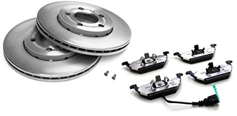 Volkswagen Original VW Ersatzteile VW Bremse Set Bremssteine & Bremsscheiben vorne (VW Golf 5 6) Original Teile