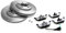 Volkswagen Original VW Ersatzteile VW Bremse Set Bremssteine & Bremsscheiben vorne (VW Golf 5 6) Original Teile