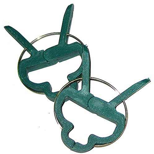 100 oder 200 gefederte Pflanzenclips Tomatenclips Orchideenclips (100)