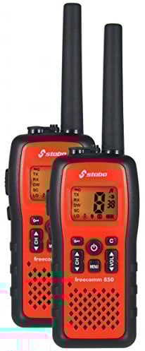 Stabo Elektronik 20850 Freecomm 850 Set PMR Funkgerät IPX7 Wasserdicht, Li-Ion-Akkus Ladestation