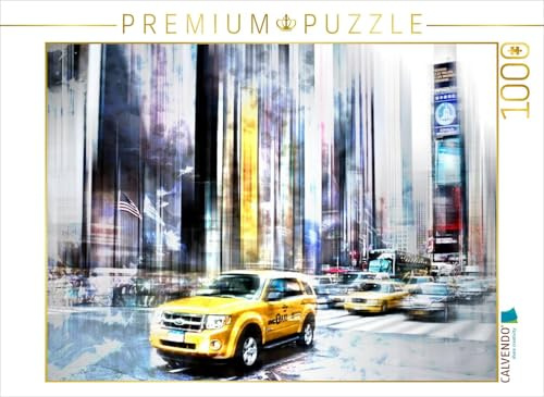 CALVENDO Puzzle City-Art Times Square | 1000 Teile Lege-Größe 64 x 48 cm Foto-Puzzle für glückliche Stunden
