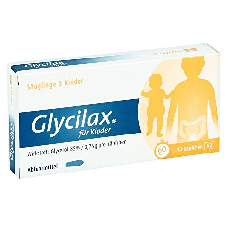 GLYCILAX Suppos. f. Kinder 12 St
