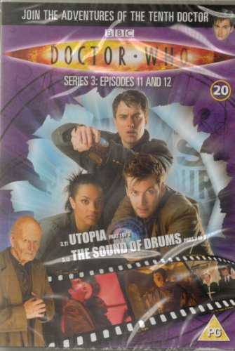 Doctor Who Dvd Files #20 - Series 3 Episodes 11 & 12 - Utopia Part 1 0f 3 & The Sounds Of Drums Part 2 of 3 - DVD ONLY