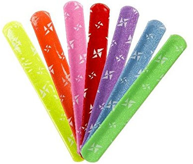 36 Stück Multicolored Sterne Armband mit Schiebeverschluss, Cuff-Form, 22 cm Länge, Modern, Unisex