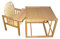 Cosing C-0115 Kombi-Hochstuhl aus Buchenholz mit Sitz gepolstert/Kinder Tisch & Stuhl, weiß