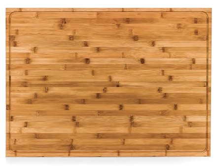 Camco Housse de protection pour cuisinière – Pieds réglables et rainure intégrée – Fabriqué en bambou naturel – S'adapte à la plupart des plaques de cuisson et mesure 74,9 cm (L) x 54 cm (l) x 6,3 cm