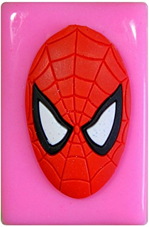 Masque Spiderman Grand moule en silicone Moule pour décoration gâteau glaçage pour gâteau Sugarcraft outil de fées Blessings