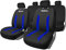 Sparco Sabbia Sitzbezug Set Schwarz/Blau