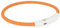 TRIXIE Leuchtring für Hunde XS-S orange – Leuchtendes Hundehalsband, ideal für Spaziergänge im Dunkeln – Aufladbar und individuell einstellbar - 12703