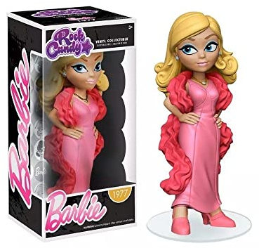 Funko- Rock Candy 1977-Figura Superstar Barbie, 9097