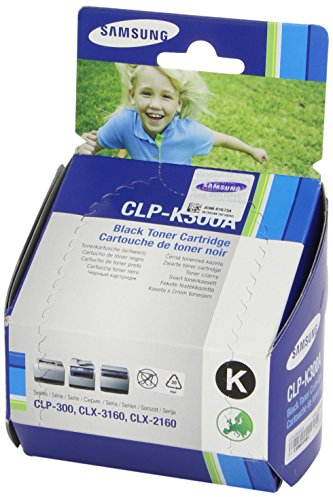 Samsung CLP-K300A/ELS Original Toner (Kompatibel mit: CLP-300/CLX-2160/CLX 3160 Series) schwarz