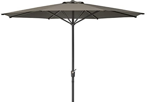 Schneider Schirme Sonnenschirm Korsika, braun, 320 cm rund, Gestell Aluminium/Stahl, Bespannung Polyester, 8.1 kg