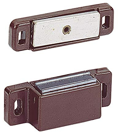 Haftmagnetschnäpper M 74 / GP 15, 40 N, braun passiviert_Artikel _ 6344