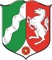 U24 Aufkleber Nordrhein-Westfalen Wappen NRW Autoaufkleber Sticker Konturschnitt