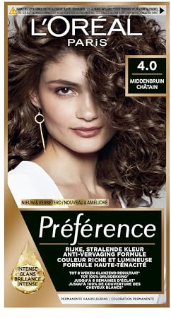 Loreal Preference 04 Tahiti Mitte braun-1set