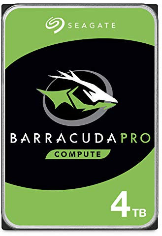 Seagate BarraCuda Pro 4 TB Internal Hard Drive Performance HDD – 3.5 Inch SATA 6 Gb/s 7200 RPM 128 MB Cache for Computer Desktop PC, Data Recovery (ST4000DM006)