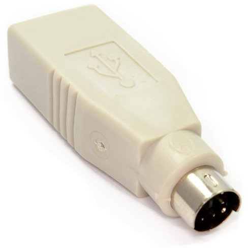 USB 2,0 A Femelle Femelle vers PS2 Mâle PC Clavier & Souris Adaptateur