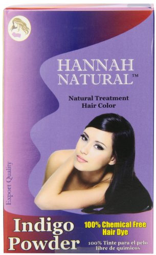 Hannah Natural 100% Pure Indigo Powder for Hair Dye, 100 Gram by Hannah Natural