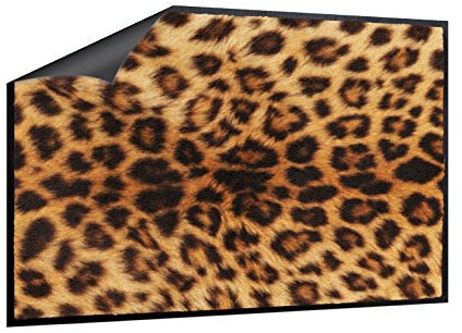 Klebefieber Fußmatte Leopardenfell B x H: 85cm x 60cm