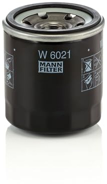 MANN-FILTER W 6021 Oil Filter - for Cars + Transporters | For Passenger Cars, Highest Filtration Performance, Engine Protection, High Quality Sealing, True OE Engineering